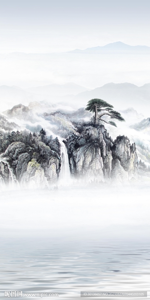 中式 背景墙玄关 TIF分层