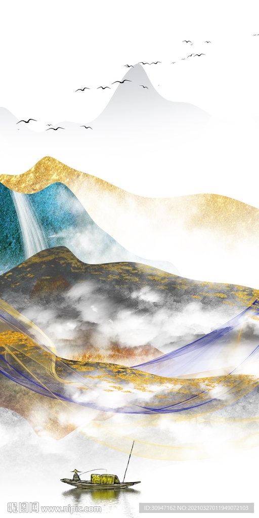 现代新高档玄关画 TIF分层