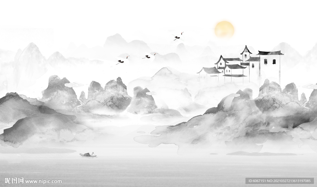 水墨画