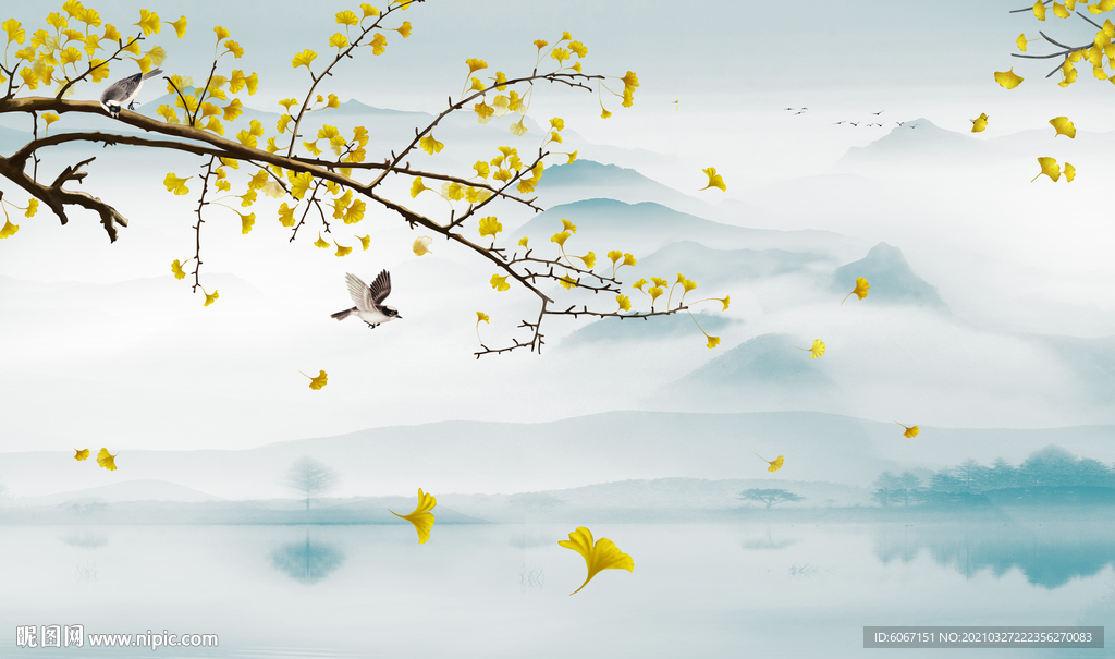 新中式山水画
