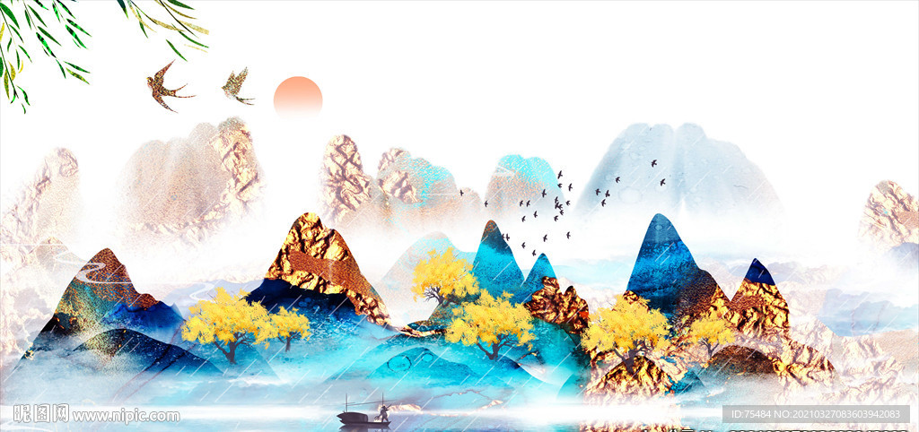 山水装饰画
