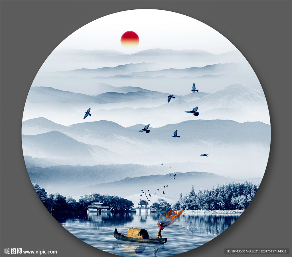 写意山水画