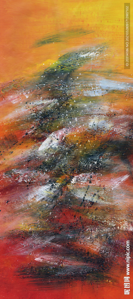 现代风格赵无极抽象油画