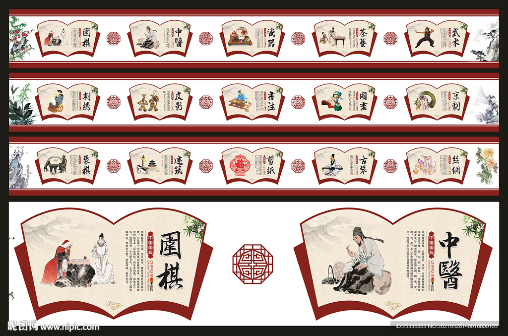 中华传统文化墙