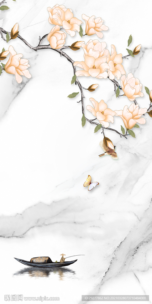 最新意境山水新画 TIF分层