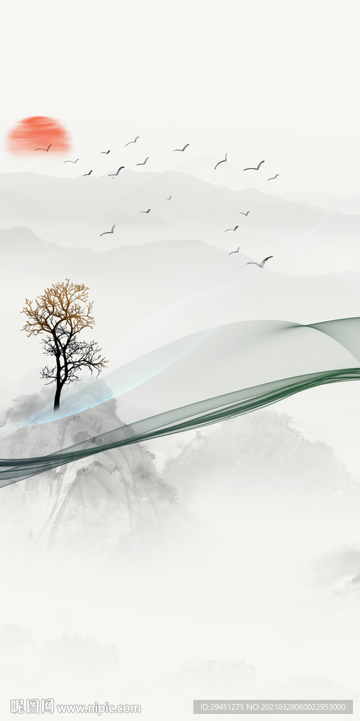 高清轻奢新玄关画 TIF分层