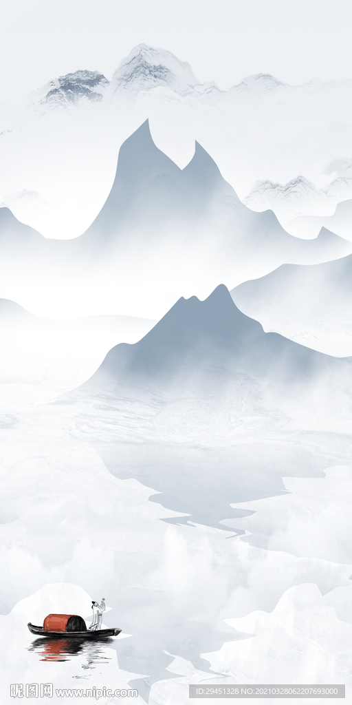 新款框画玄关背景 TIF分层