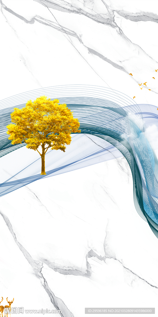 爵士白高清玄关背景 TIF分层