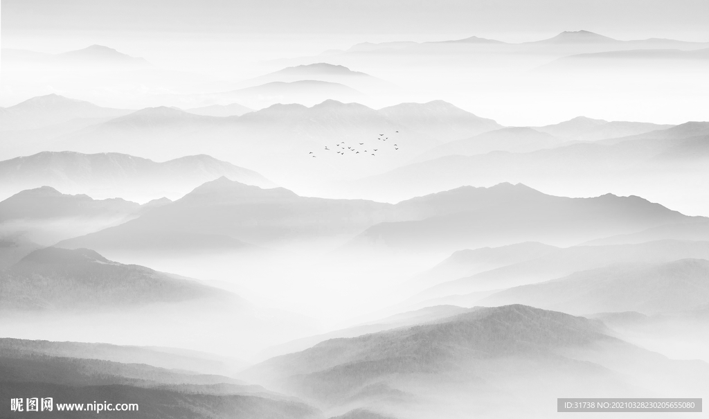 新中式山水画