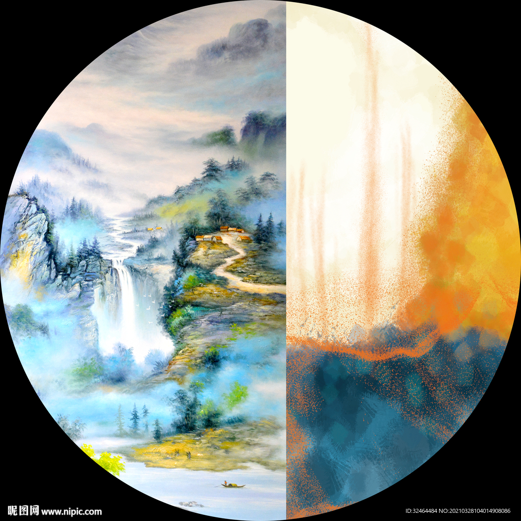 高端意境山水画