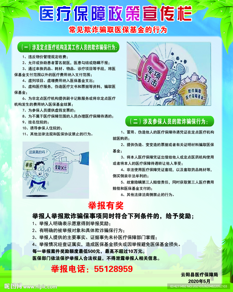 医疗保障宣传栏