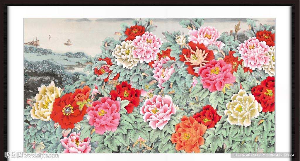 牡丹花开