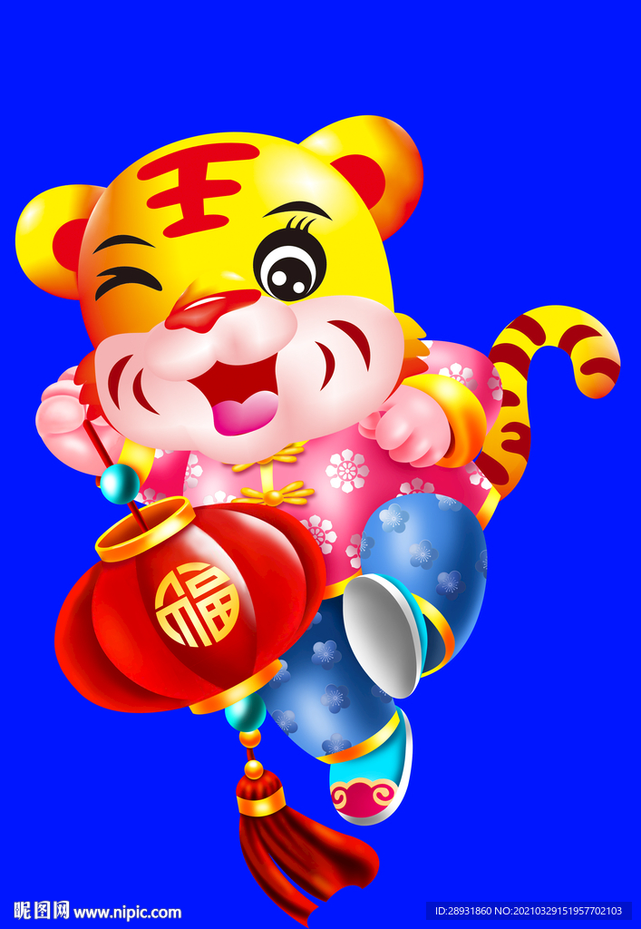 虎年门画
