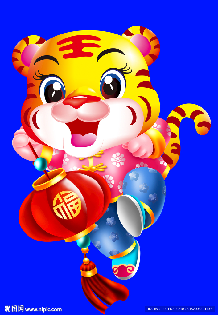 虎年门画