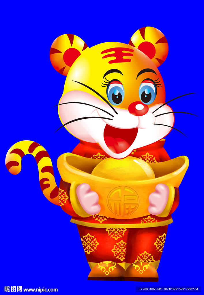 虎年门画