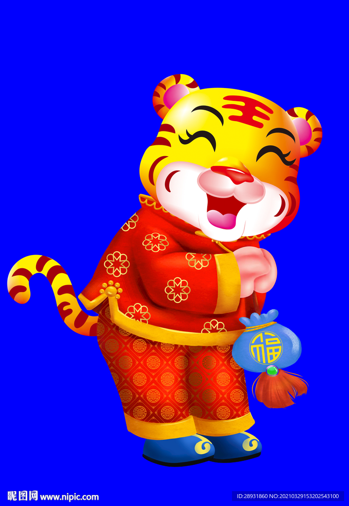虎年门画