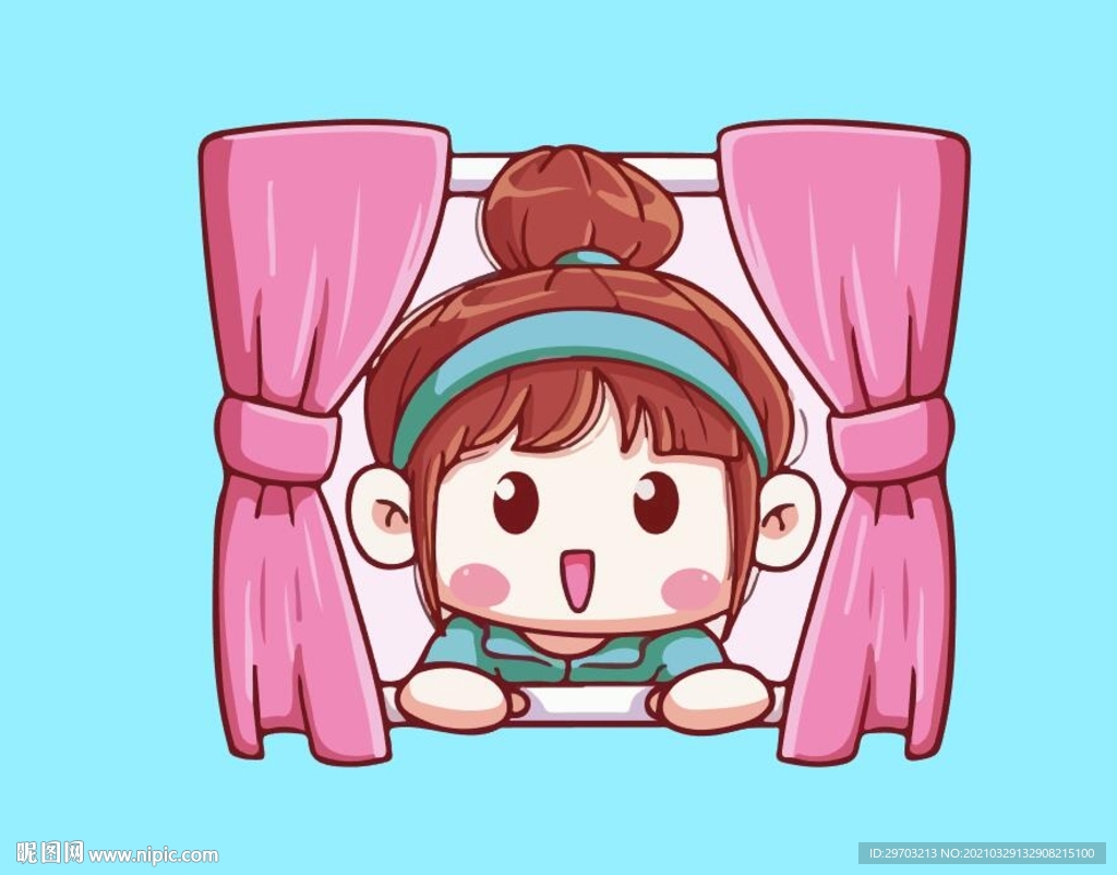 卡通美女