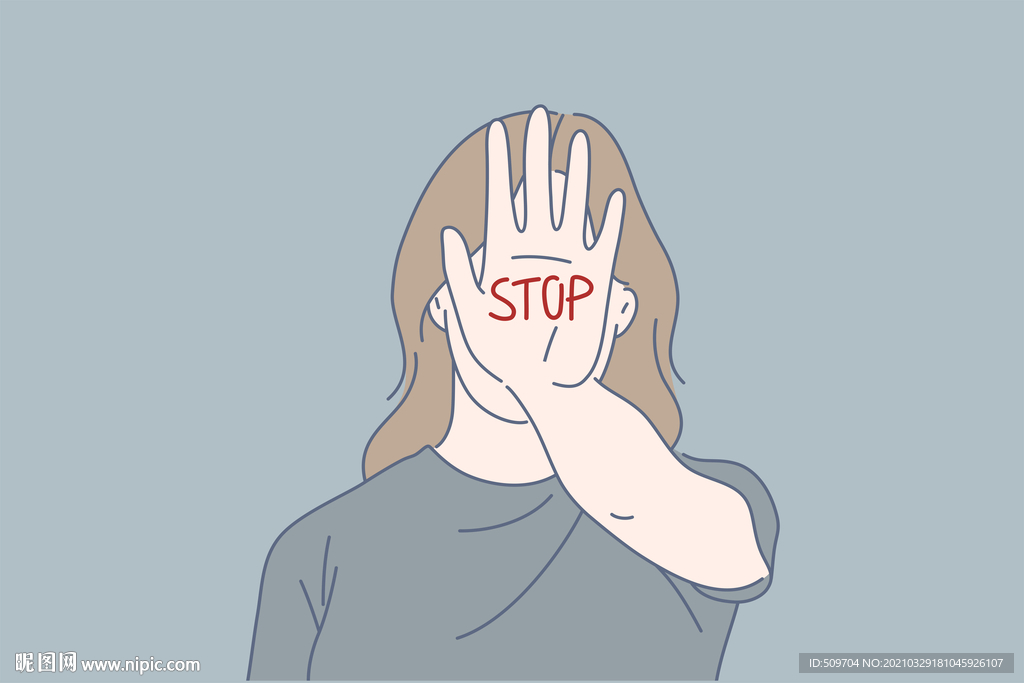 简约人物生活形象插画图片