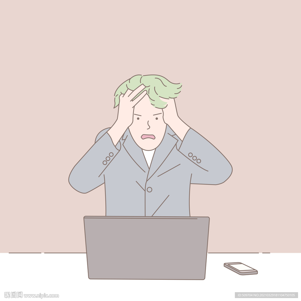 简约人物生活形象插画图片