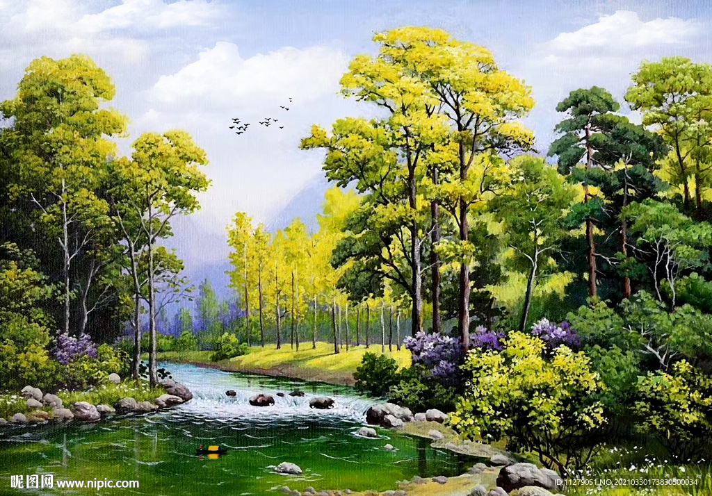 油画风景