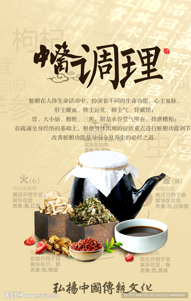 中医调理海报灯箱展板展架易拉宝