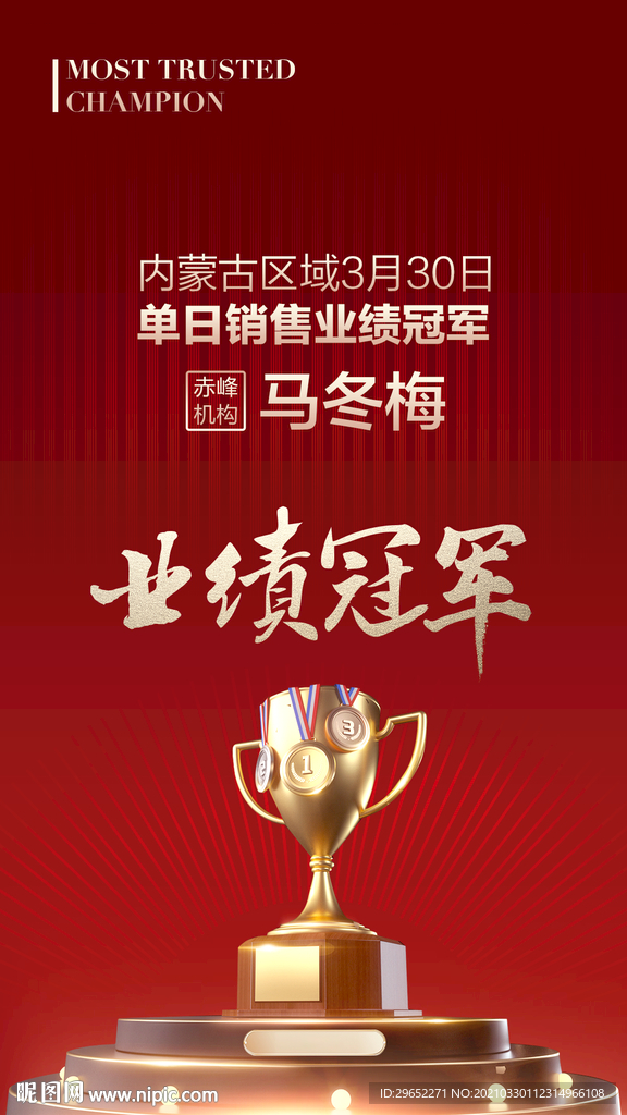 业绩冠军 销量冠军