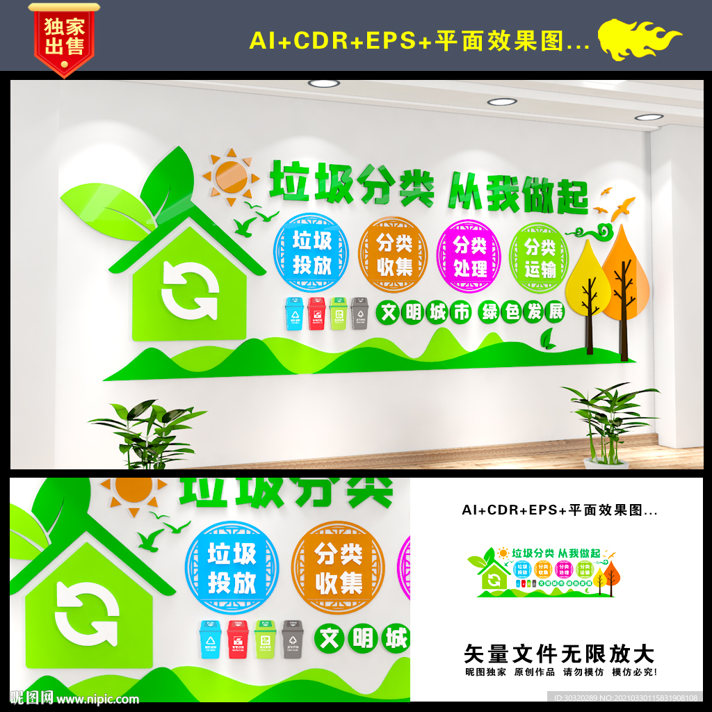 垃圾分类文化墙