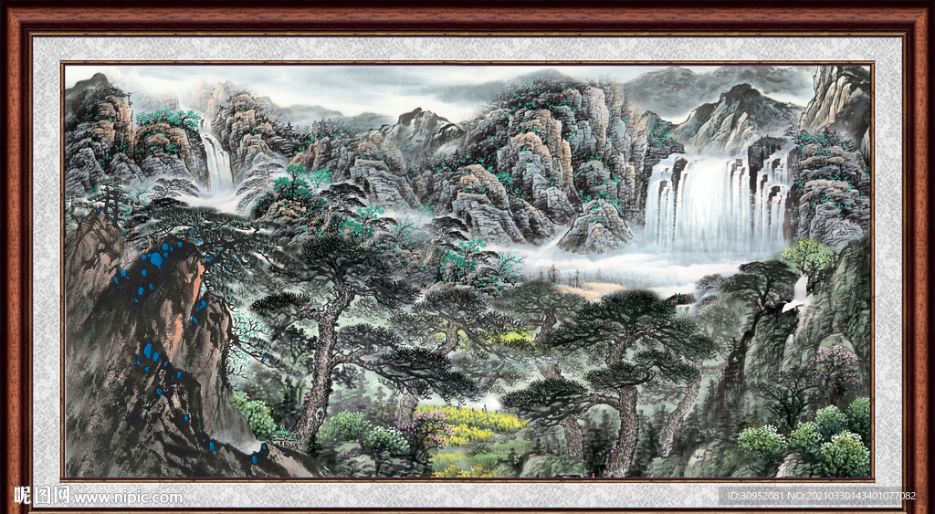 山水装饰