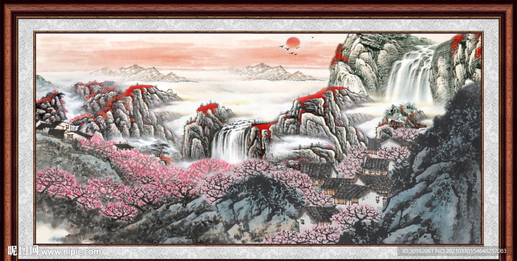 山水装饰画