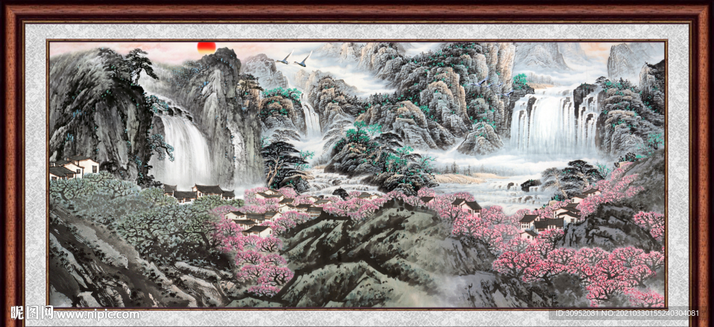 山水装饰画 