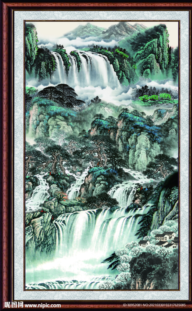 新中式山水画