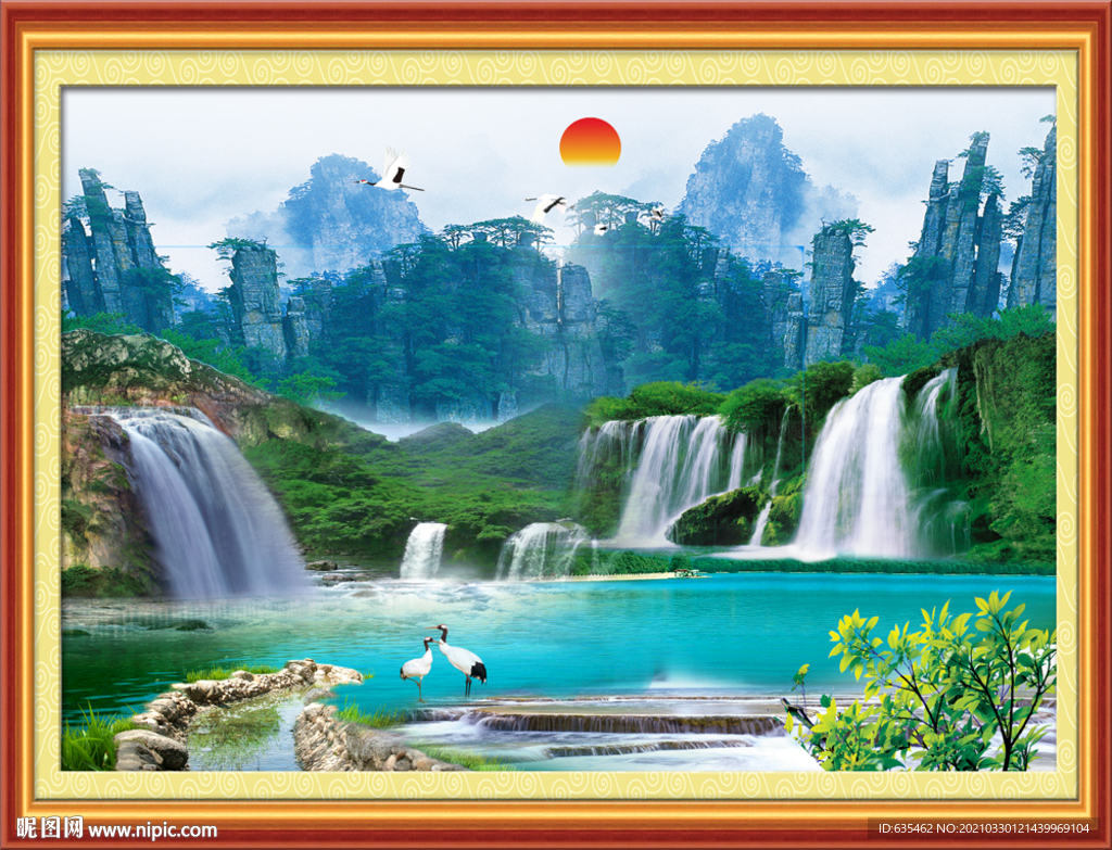 山水风景画