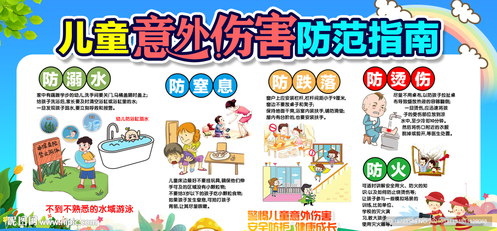 儿童意外伤害防范指南
