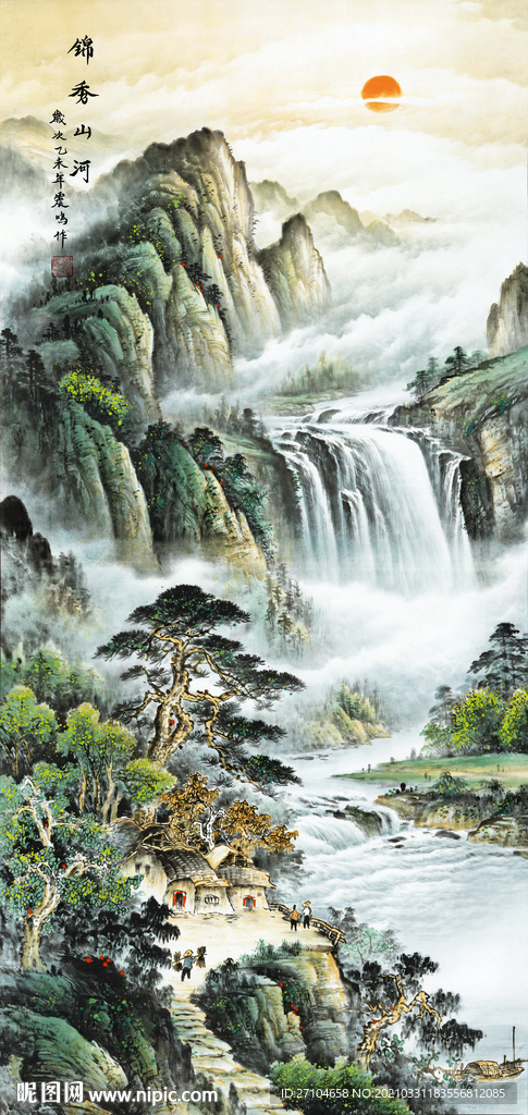 锦绣山河玄关