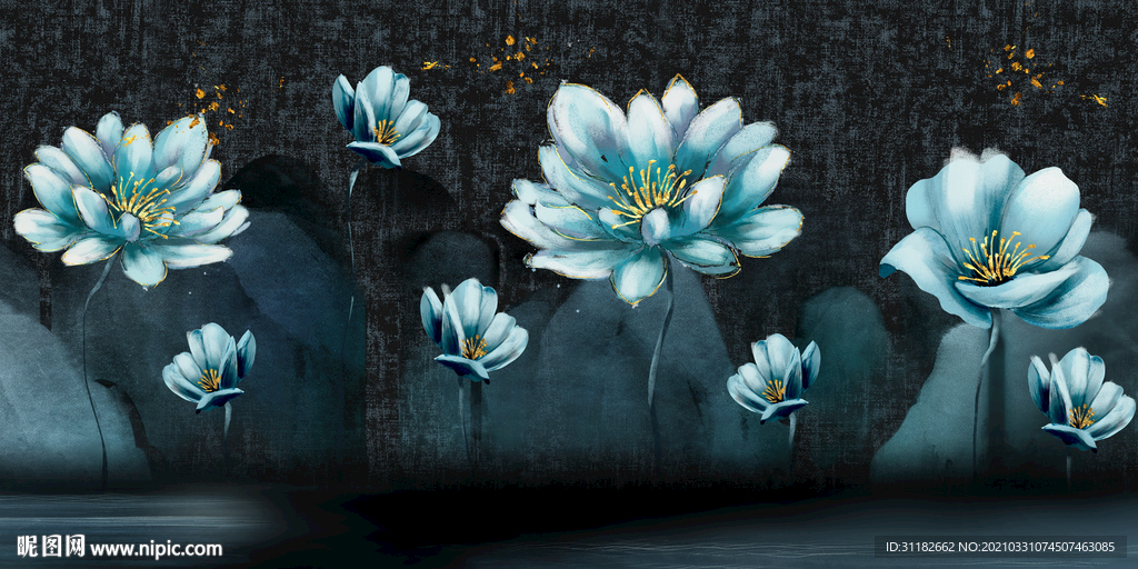 花卉晶瓷画