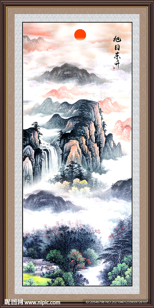 巨幅山水画