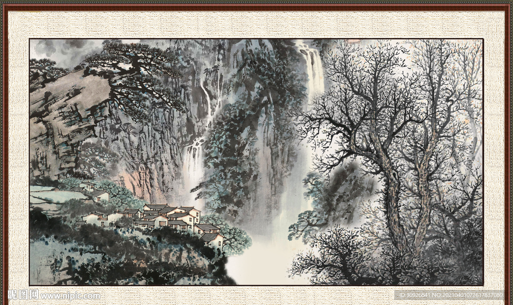 山水风景画 