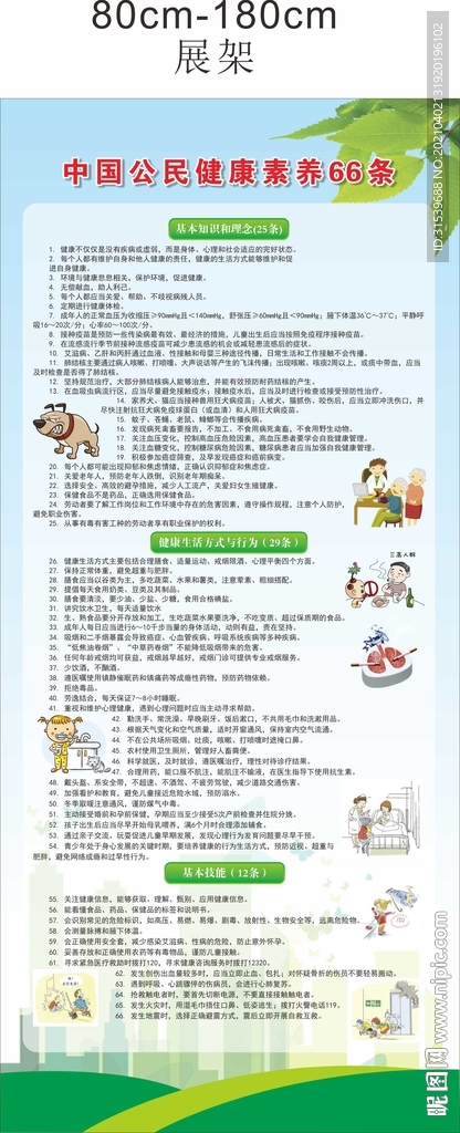中国公民健康素养66条