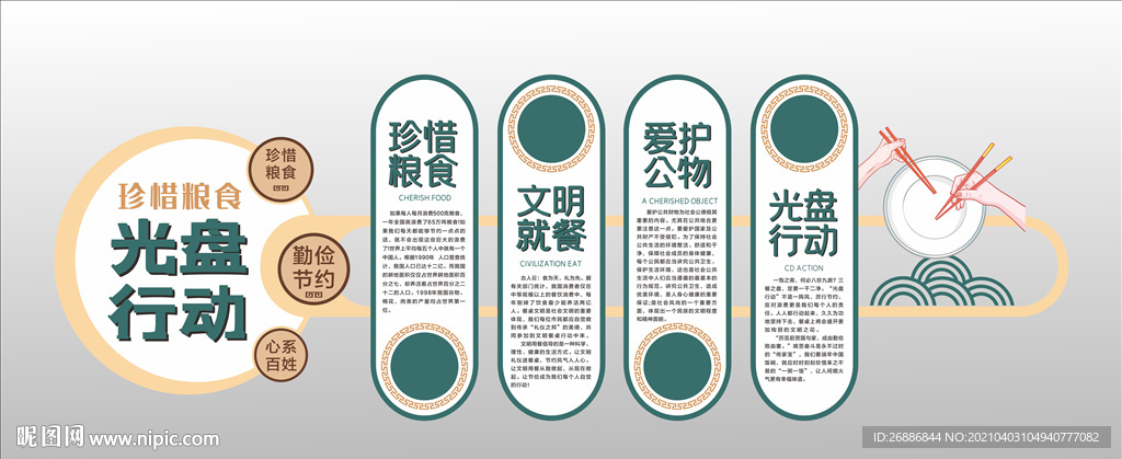 餐厅 形象墙 设计 食堂 文明