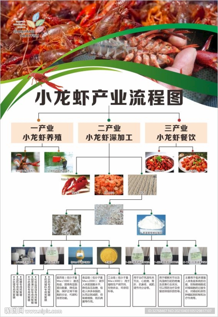 潜江小龙虾产业流程图