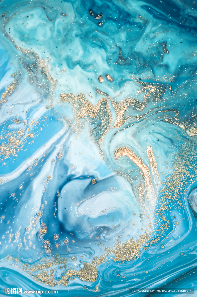 抽象聚财装饰画