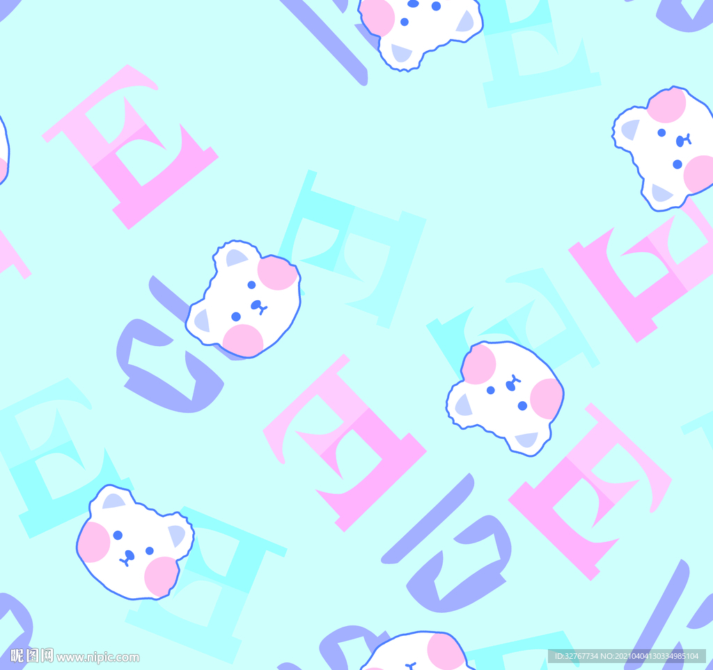 熊头 字母