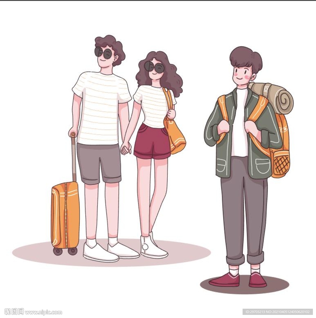 卡通旅行者