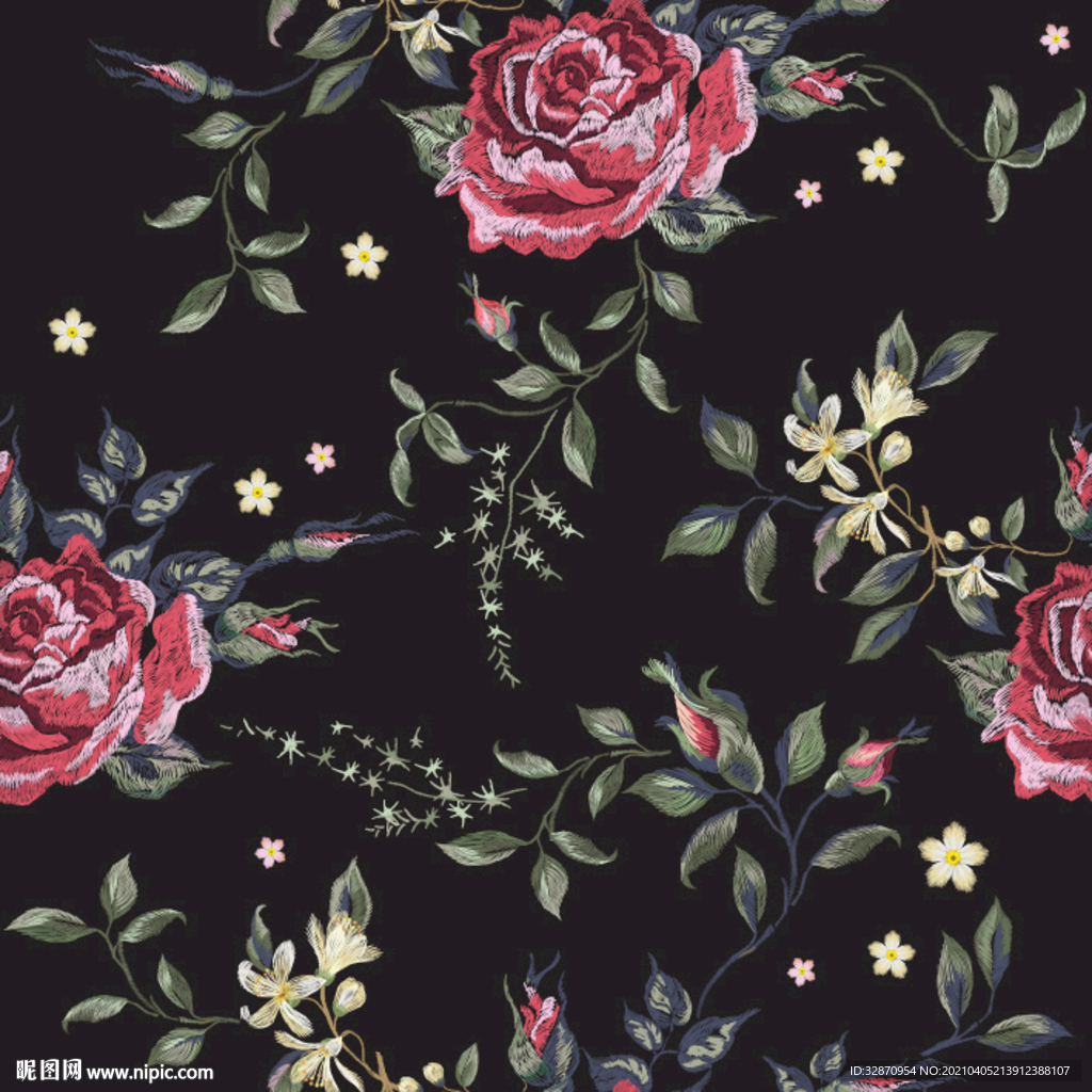 服装 花型 印花