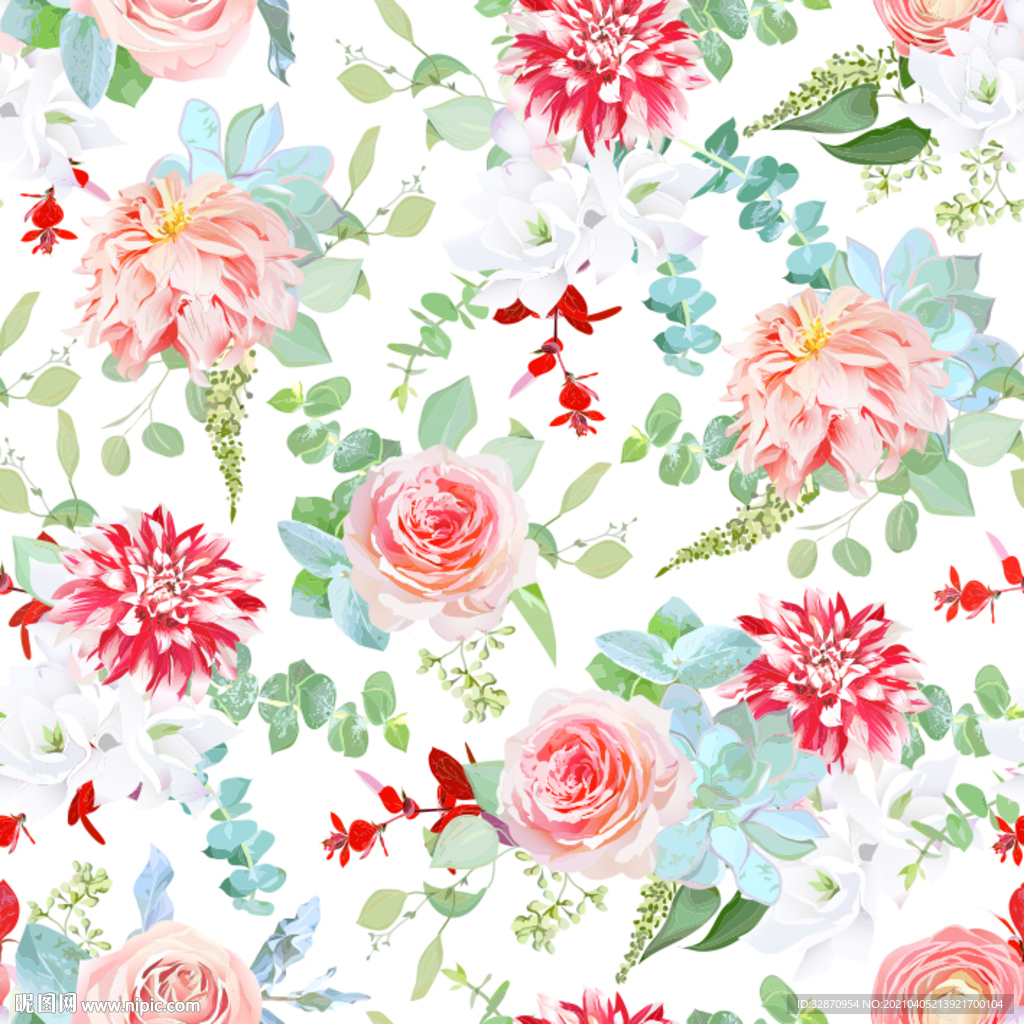 服装 花型 印花