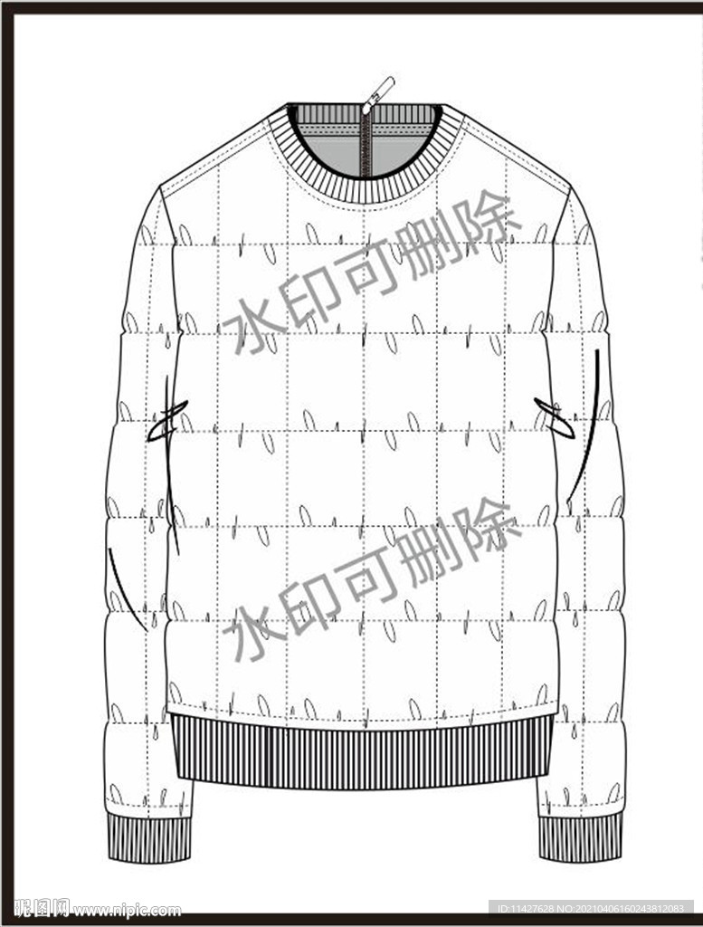 服装设计连衣裙女装款式衬衫T