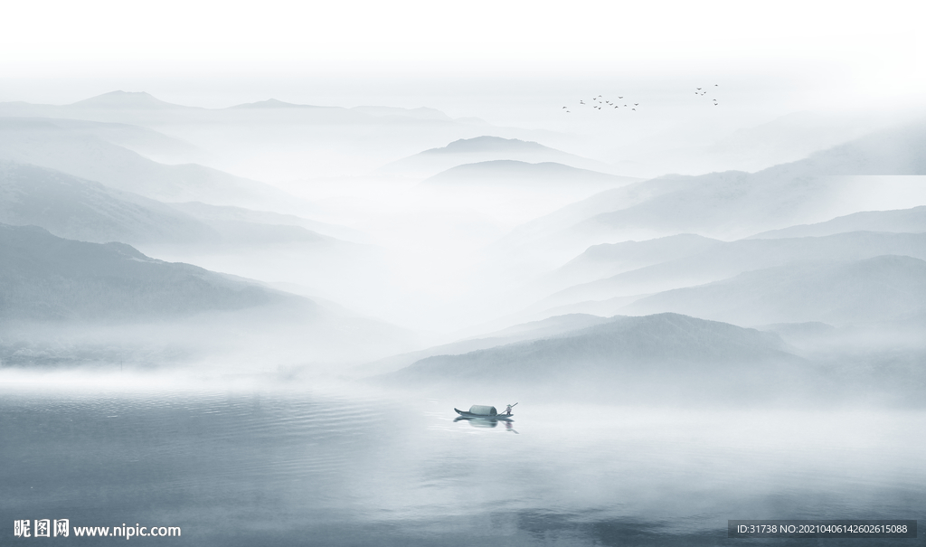 新中式山水画