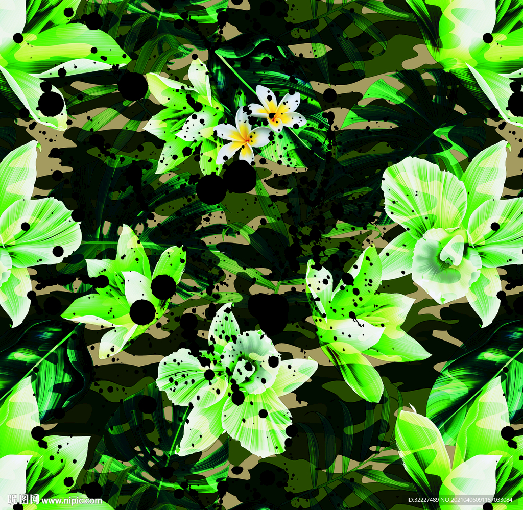 泥点 花朵