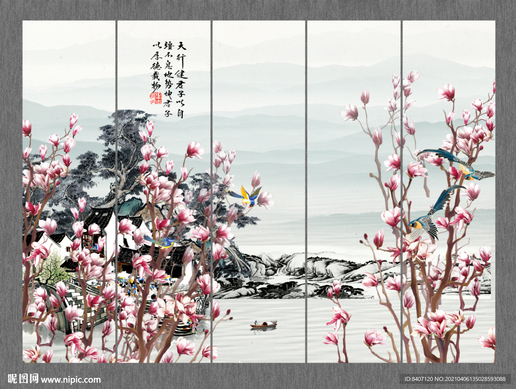 新中式花鸟