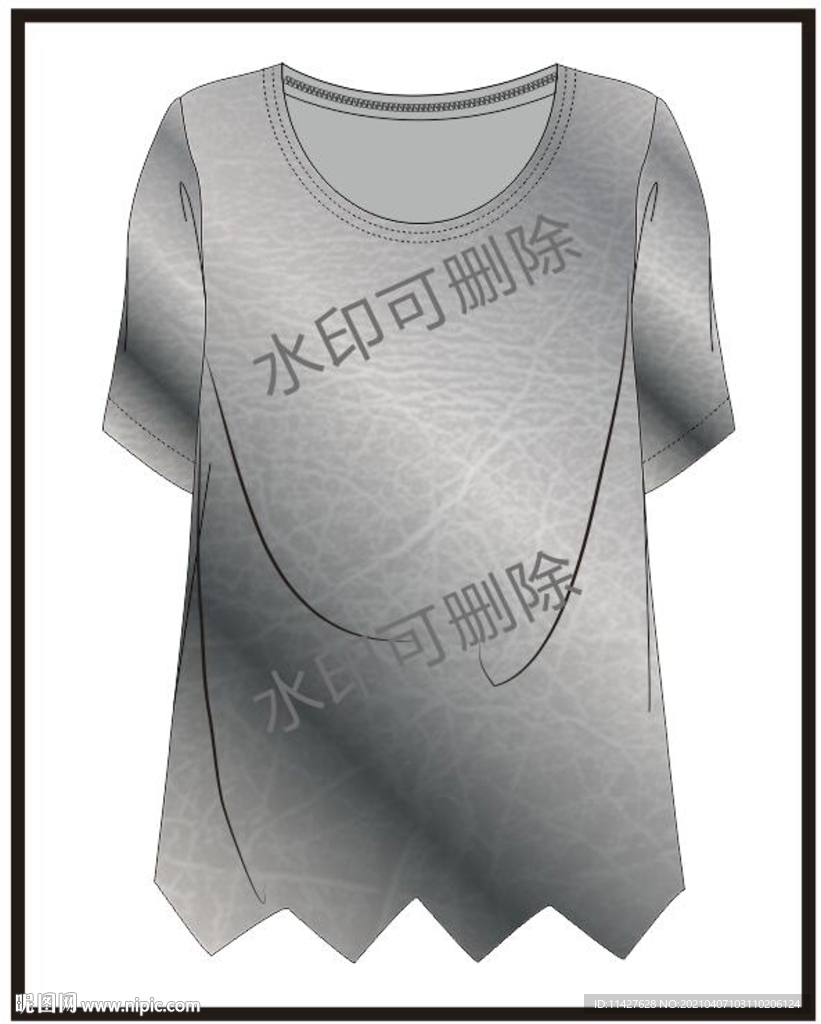 服装设计连衣裙女装款式衬衫T恤